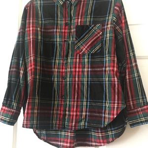 Flannel Button Down Shirt